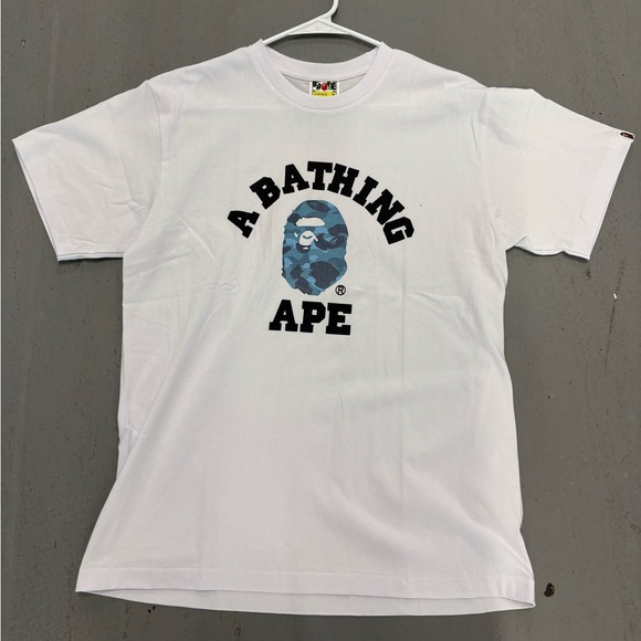 A Bathing Ape White T-Shirt - Picture 1 of 3